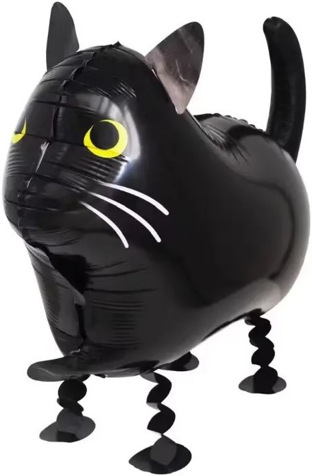Fa (24''/61 см) Ходячая Фигура, Кот, Черный, 1 шт.