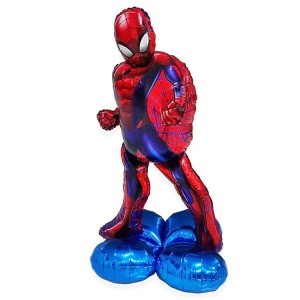 Вз (46''/117 см) ХОД. ФИГУРА AIR Человек-Паук на подставке, 1 шт.
