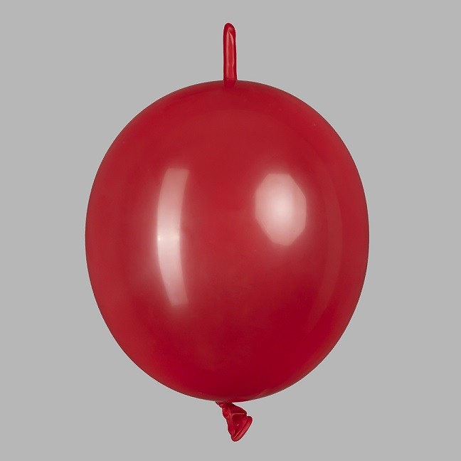 Линколун (6''/15 см) Красный, пастель, 100 шт.