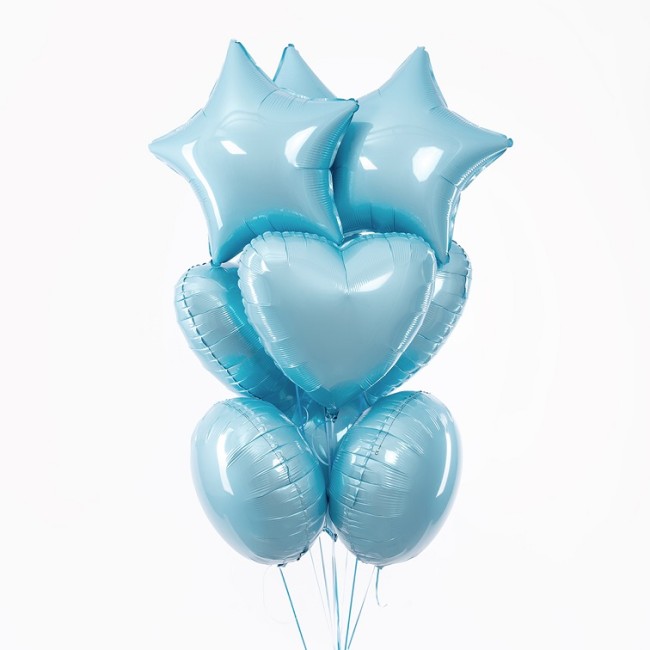 Fm (18''/45 см) /ЗВЕЗДА Пастель Blue, 1 шт. в уп.