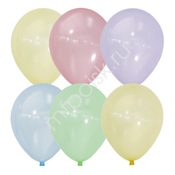 M (9"/23 см) Кристалл Bubble ассорти, 100шт.