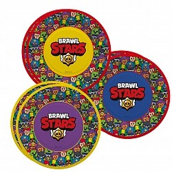 Тарелки (7"/18 см) Brawl Stars, Герои, дизайн №2, 6 шт.