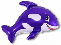 Fm (35''/89см) /Веселый кит, Фиолетовый, 1 шт.