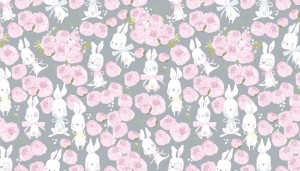 Конверты для денег, Зайчата и цветочки, 5 шт.