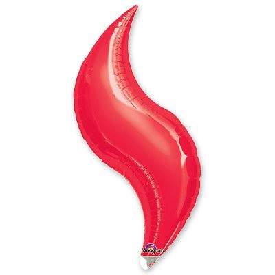 An (19''/48см) / Зигзаг Металлик Red (3 шт.)