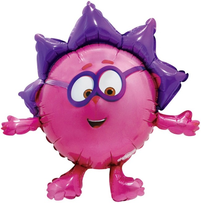 Fa (17''/43 см) Мини-фигура с клапаном, Смешарики, Ежик, 5 шт. в уп.