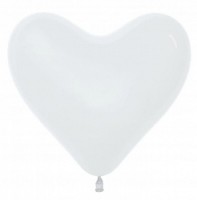 Sp Сердце (12"/30 см) /Белый (005), пастель, 100 шт.