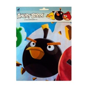 F 140см X 180см Скатерть полиэтиленовая Angry Birds