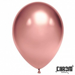 ДБ (10"/25 см) Розовое Золото, хром, 50 шт.