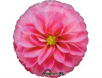 An (18"/45 см) /Круг, Цветок Астра розовая, 1 шт.