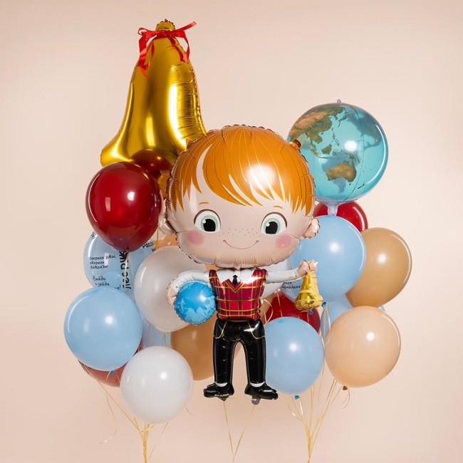 Fa (42''/107 см) Фигура, Школьник, Ученик Мальчик, 1 шт. в уп.