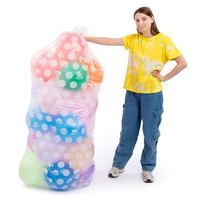 Пакет для транспортировки шаров, Шары на праздник, 1*2 м, 5 шт.