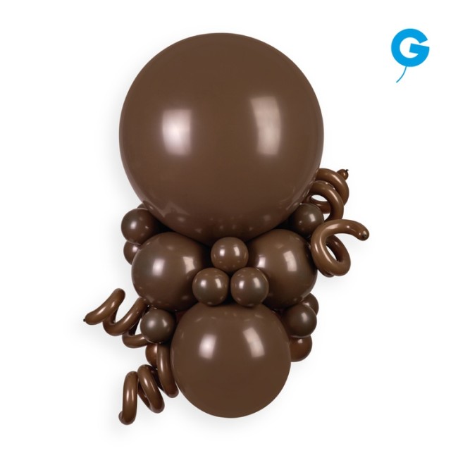 Gm (10''/25 см) /48 Пастель Brown, 100 шт.