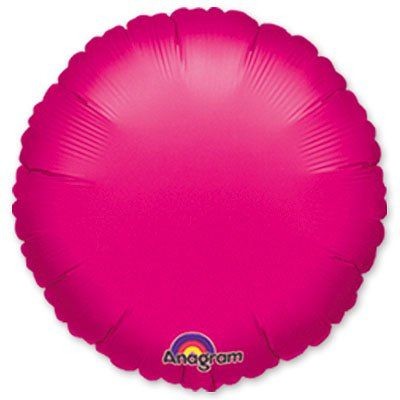 An (18"/46 см) Круг Металлик Fuchsia, 1 шт.