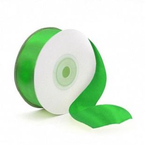 Лента Атлас (0,7 см * 22,85 м) Зеленый, 1 шт.