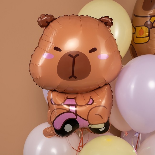 Fa (26''/66 см) Фигура, Капибара на велосипеде, 1 шт.