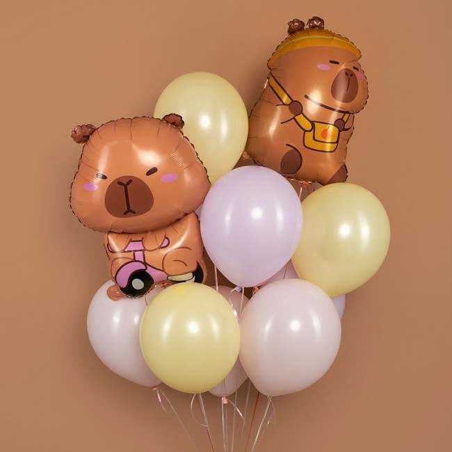 Fa (26''/66 см) Фигура, Капибара на велосипеде, 1 шт.