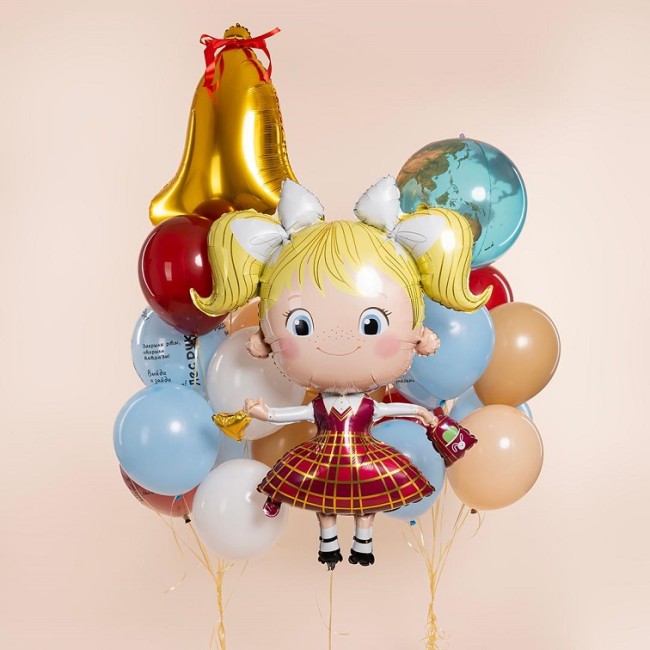 Fa (46''/117 см) Фигура, Школьница, Ученица Девочка, 1 шт. в уп.