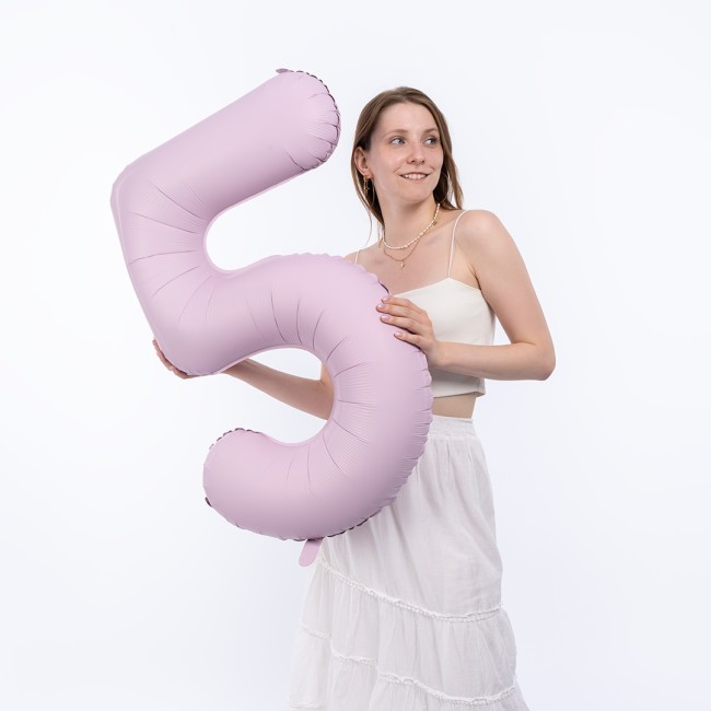 Fm (40''/102 см) Цифра, 5 Slim, Светло-розовый, Матовый, 1 шт. в уп.