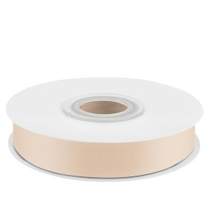 Лента атласная (1,2 см*22,85 м) Светлое золото, 1 шт.