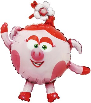 Fa (17''/43 см) Мини-фигура с клапаном, Смешарики, Нюша, 5 шт. в уп.