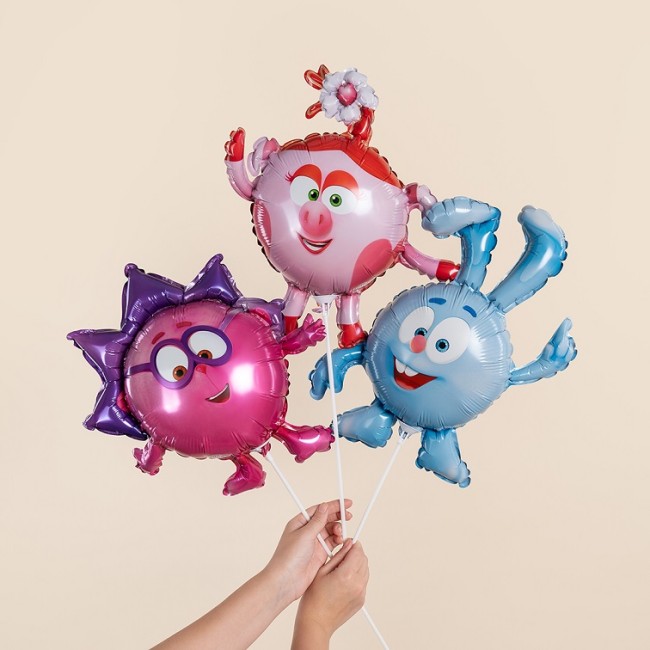 Fa (17''/43 см) Мини-фигура с клапаном, Смешарики, Нюша, 5 шт. в уп.