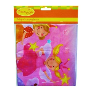 F 140см X 180см Скатерть полиэтиленовая Принцессы