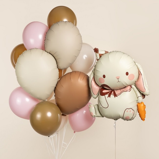 Fa (35''/89 см) Фигура, Зайка в колпачке, 1 шт. в уп.