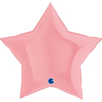 Gr (36"/91 см) Звезда, Макарунс, Нежно-розовый, 1 шт.
