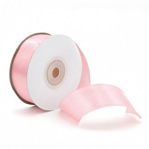 Лента Атлас (0,7 см * 22,85 м) Нежно-розовый, 1 шт.