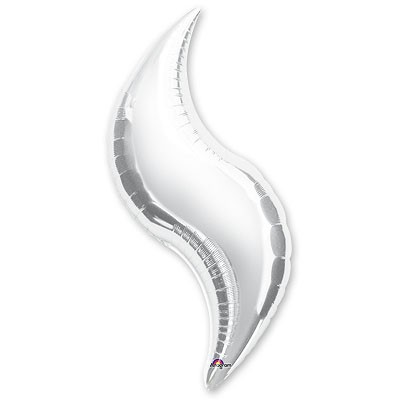 An (28''/71см) / Зигзаг Металлик Silver