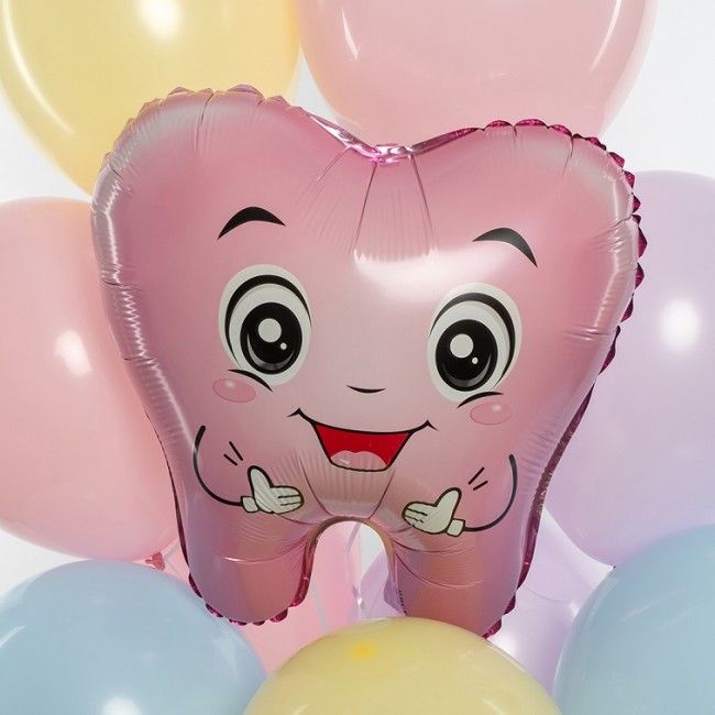 Fa (21''/53 см) Фигура, Милый Зубик, Розовый, 1 шт.