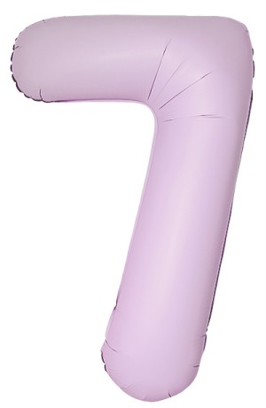 Fm (40''/102 см) Цифра, 7 Slim, Светло-розовый, Матовый, 1 шт. в уп.