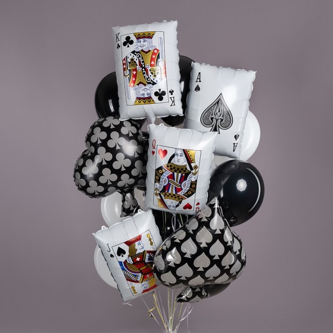 Fa (22''/56 см) Фигура, Покер, Карта Король Треф, 1 шт. в уп.