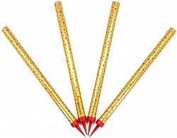 Свеча Фонтан для торта, Ассорти, 25 см, 4 шт.