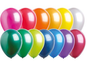 Ev (14"/35 см) Металлик ассорти, 50 шт.