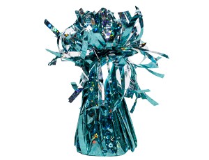 Грузик д/шара Конус бирюзовый светлый, блеск, 170гр