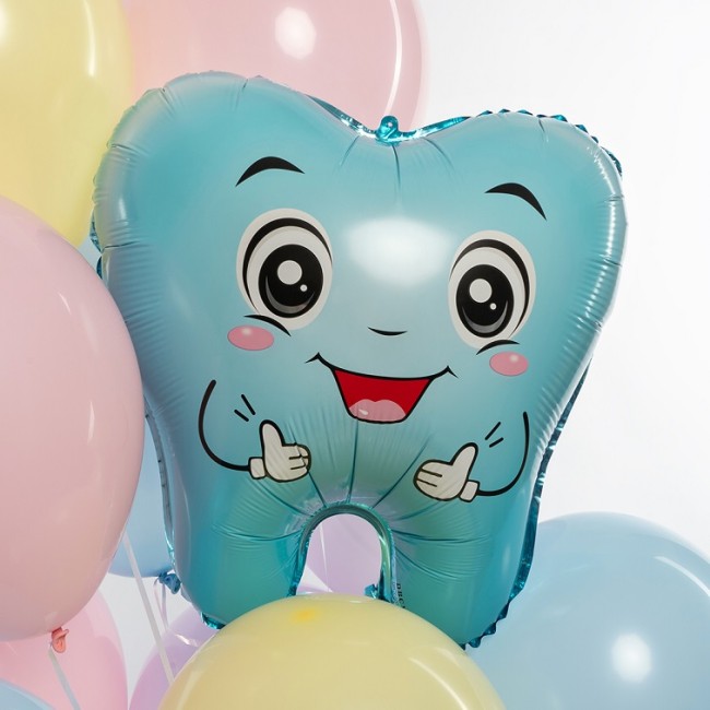 Fa (21''/53 см) Фигура, Милый Зубик, Голубой, 1 шт.