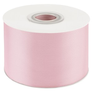 Лента атласная (5 см*22,85 м) Нежно-розовый, 1 шт.