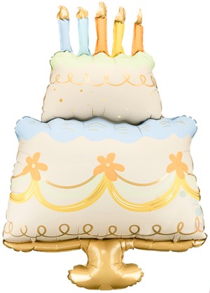 Fa (41''/104 см) Фигура, Праздничный торт, Сатин, 1 шт.