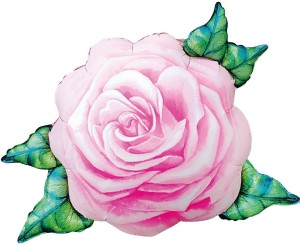 Fa (32''/81 см) Цветок, Акварельная роза, Розовый, 1 шт. в уп.