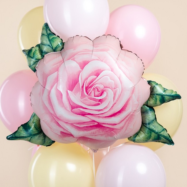 Fa (32''/81 см) Цветок, Акварельная роза, Розовый, 1 шт. в уп.