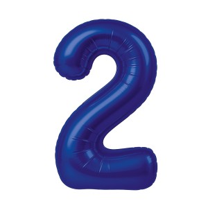 Ag (40''/102 см) Цифра, 2 Slim, Полуночно-синий, 1 шт. в уп.