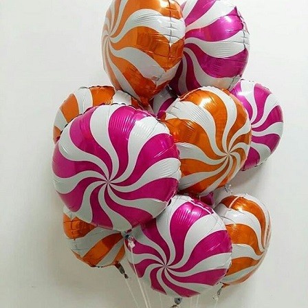 Fm (18''/46 см) Круг, Конфета, Фуше, 1 шт.