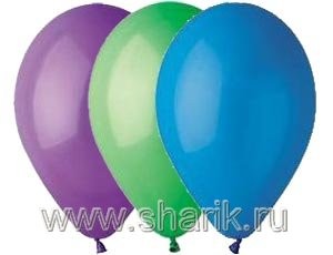 Gm (12"/30 см) Ассорти, кристалл, 100 шт.