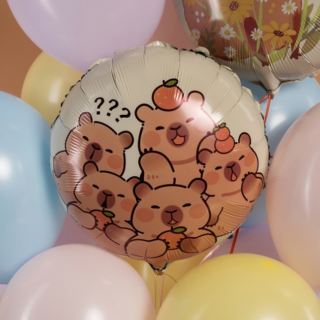 Fa (18''/46 см) Круг, Капибара, Дизайн №1, 1 шт.