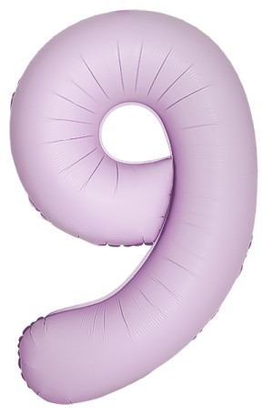 Fm (40''/102 см) Цифра, 9 Slim, Светло-розовый, Матовый, 1 шт. в уп.