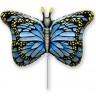 Fm (14''/36 см) /Мини фигура, Бабочка крылья голубые, 5 шт.