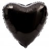 Ag (19''/48 см) Сердце, Чёрный, 1 шт.