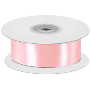 Лента атласная (0,7 см*22,85 м) Нежно-розовый, 1 шт.